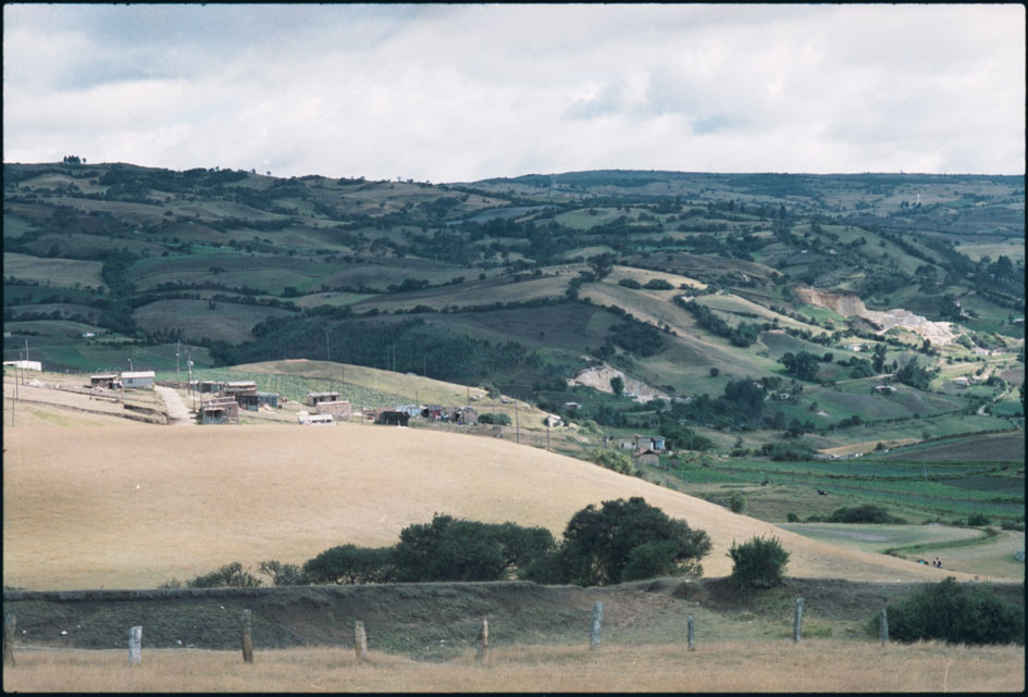 Fotografía del paisaje de la zona rural de Usme 